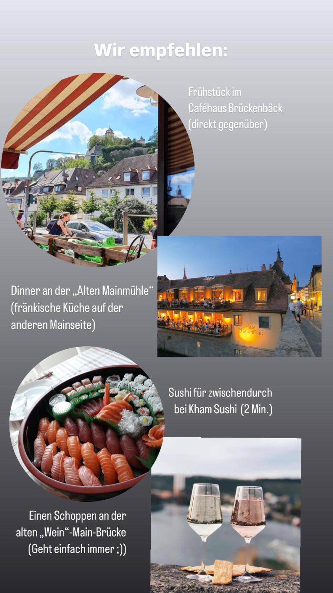 Wohnung Alte Mainbruecke - Gratis Kaffee - Netflix - Balkon Würzburg Eksteriør billede